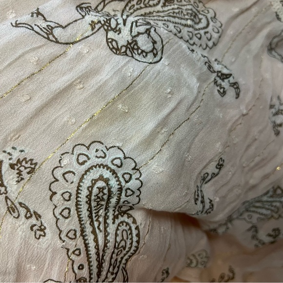 Zury Boho Paisley Metallic Dress - Picture 10 of 11